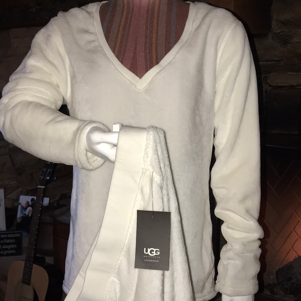 UGG Pajamas!! Soooo soft- off white. Size Medium.